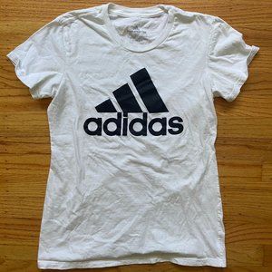 White Adidas Cotton Shirt